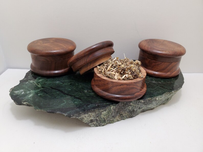 Wood Herb Grinder,This is a wonderful addition to any herbalist collection any ritual, ceremony preparation. New Age shop,Metaphysical shop, 