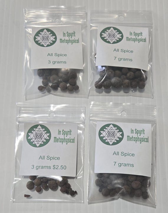 Whole Allspice Berries | Warm Caribbean Spice for Ritual & Culinary Use | InSpryitMetaphysical
