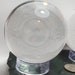Scrying Sphere - Leaded Crystal 80 mm,it can be used for scrying or as an altar piece.New Age shop,Metaphysical shop,Wiccan shop,Witchcraft