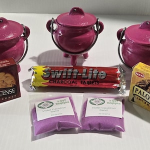 Cast Iron Cauldron Pink. Add a touch of warmth and love to your sacred space - InSpyritMetaphysical
