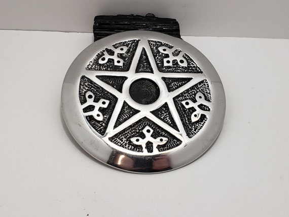 Incense Burner,Altar Tile,A Pentagram/Pentacle is an ancient spiritual symbol shaped as a five pointed star,Incense Burner,New Age shop