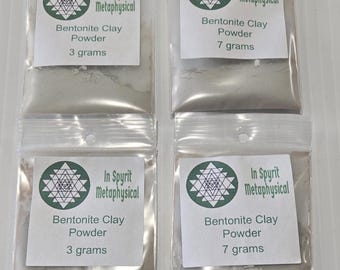 Bentonite Clay Powder - Calcium Bentonite for Spiritual Balance and Rituals