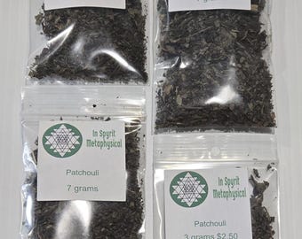 Dried Patchouli Leaf (Pogostemon cablin) for Rituals, Money Drawing & Grounding - InSpyritMetaphysical