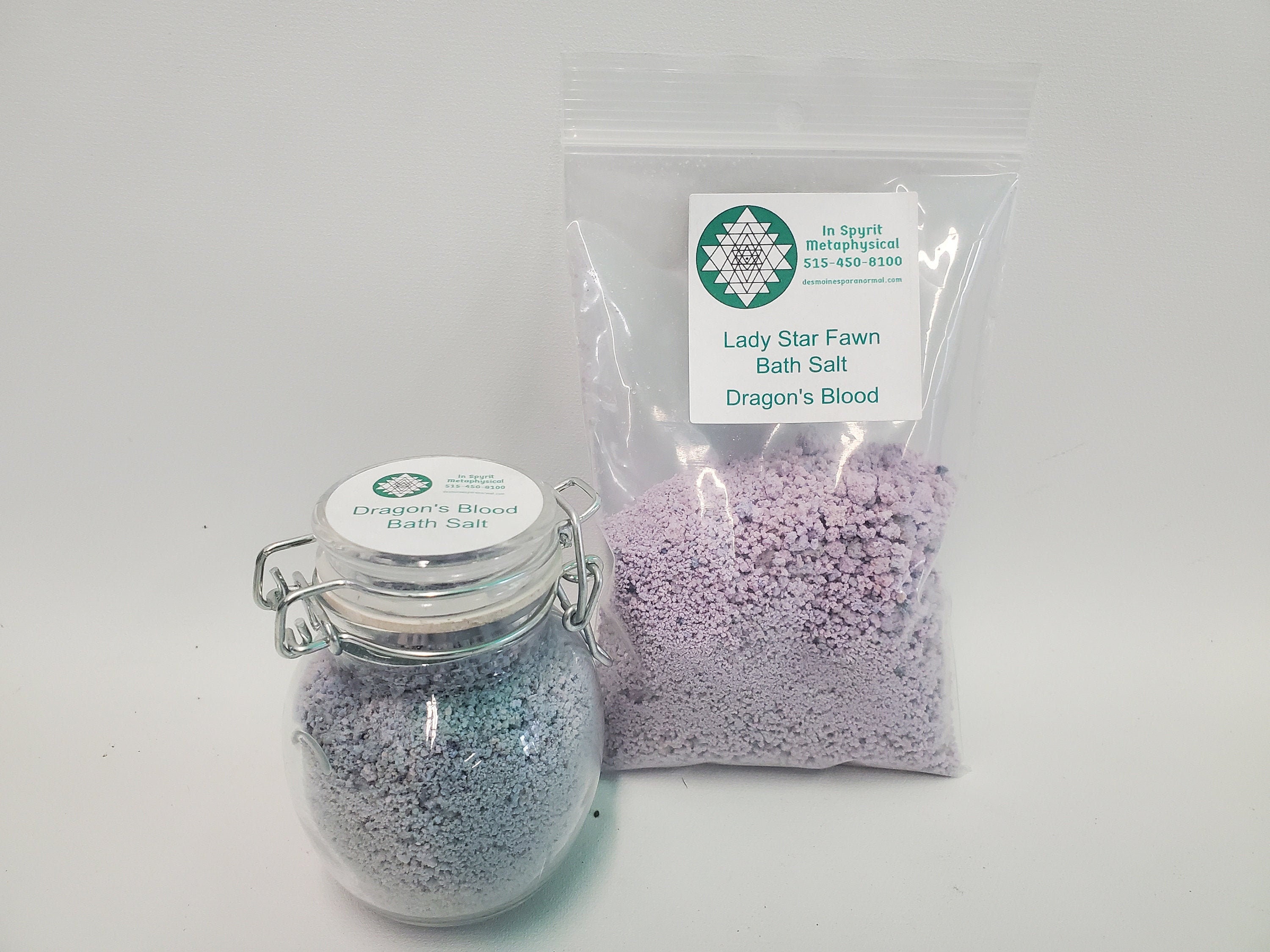Dragon's Blood Bath SaltsThe bath salt mixture is Etsy
