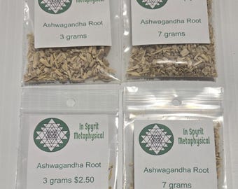 Ashwagandha Root, Ayurvedic Spiritual Herb (3/7/28 grams) InSpryitMetaphysical
