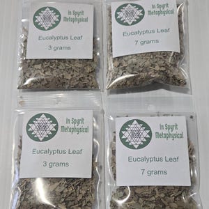 Getrocknete Eukalyptus Blätter für spirituellen Schutz, Aura Reinigung und Ritual Tee | InSpryitMetaphysical