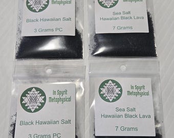 Sal negra hawaiana para protección y purificación / InSpyritMetaphysical