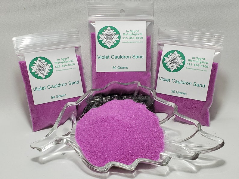 Cauldron Sand,Incense Sand, for arts and crafts, sand painting or sand art. New Age shop,Metaphysical shop,Wiccan shop,Witchcraft shop Sand 