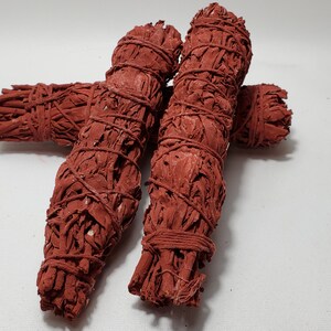 Red Dragons Blood Sage, This is a mixture of Dragon's Blood resin and Mountain Sage. New Age shop,Metaphysical shop,Wiccan shop,Witchcraft image 6