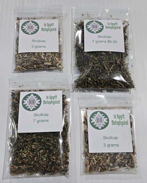 Skullcap Leaf - Intuition, Moon Magic Herb & Herbal Tea | InSpyritMetaphysical