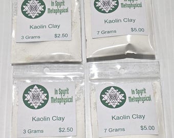 Kaolienkleipoeder: pure witte cosmetische klei voor de gevoelige huid, rituelen en maskers - InSpyrit Metaphysical