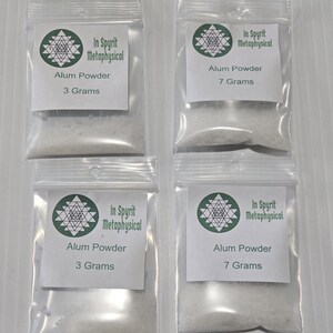 Alum Powder - Ritual Herb for Evil Eye Removal & Protection - InSpyritMetaphysical