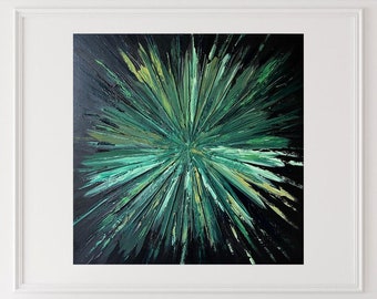 Textured Abstract Painting On Canvas: 3D Earth Tone Wall Art