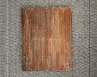 Original Textured Canvas Painting, Beige Cream Mixed Media Art, Handmade Neutral Wall Decor