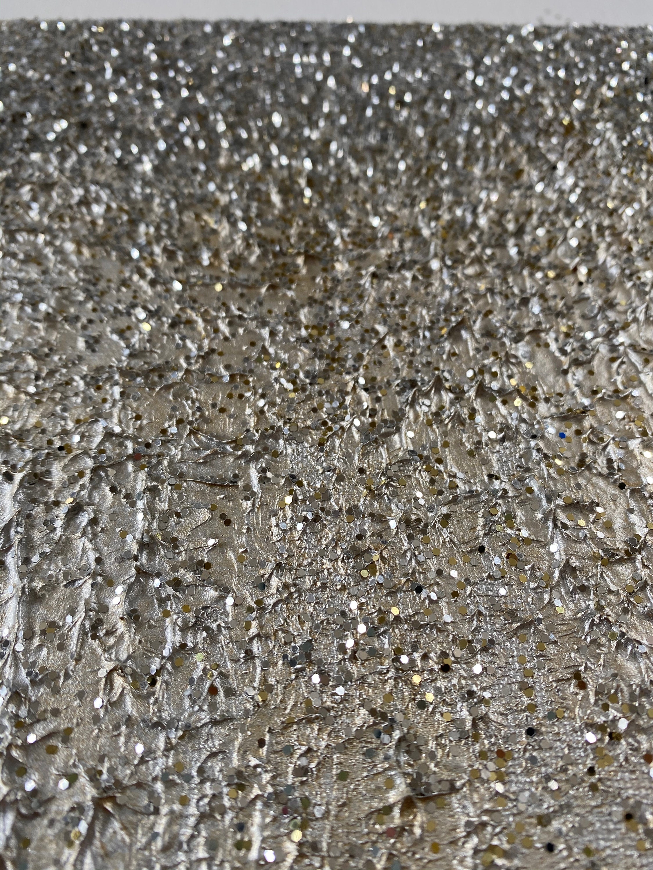 Large Wall Art Glitter Abstract Painting on Canvas Original Etsy