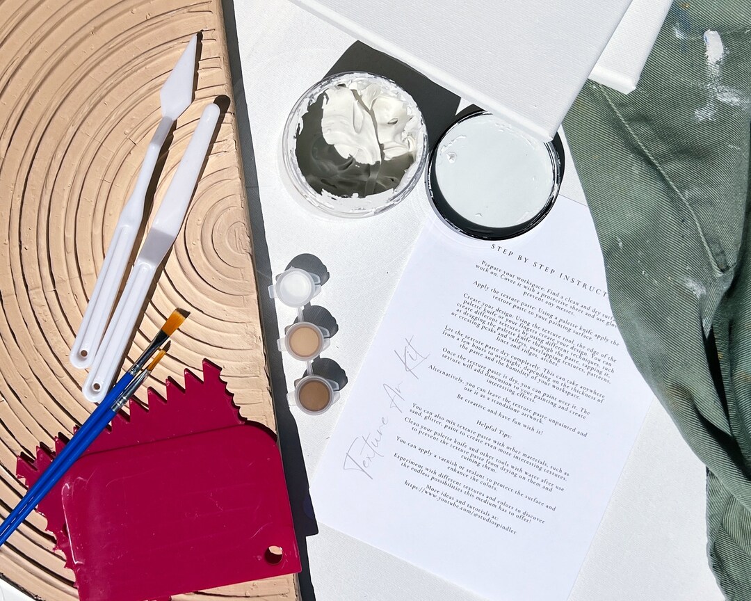 Picture Idea: DIY Textured Wall Art Kit DIY Kit For Beginner Adult