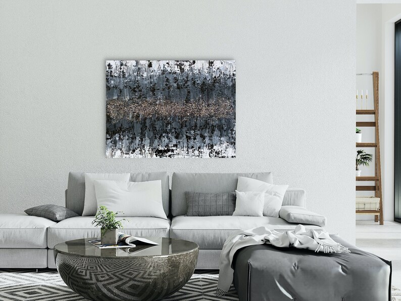 Glitter Canvas Wall Art Glitter Painting Sparkly Glam Art Etsy