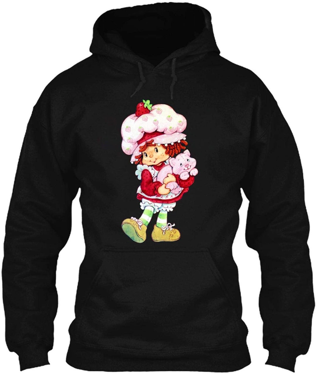 Strawberry Shortcake and Custard Hoodies Strawberry Etsy