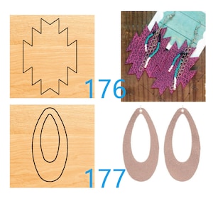 Earring Custom Leather Cutting Die,Leather Punch Die Cut Mold,Leather Crafts Kraft Tool