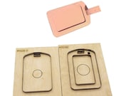 Suitcase Tag Shape Leather Cutting Die Set,Round Corner Luggage Leather Cutting Die Wood Cut Mold,Punch Dies Leather Crafts Kraft Tool