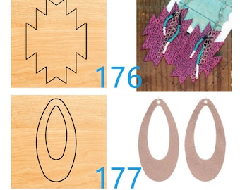 Earring Custom Leather Cutting Die,Leather Punch Die Cut Mold,Leather Crafts Kraft Tool