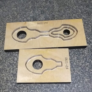 Inlaid keychain Leather Cutting Die Cut Mold,Custom Leather Punch Die Set,Leather Crafts Kraft Tool,Handmade Cutters