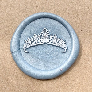 Crown Wax Seal Stamp With Wood Handle,Gift Wrapping,Crown Envelope Seal Stamping,Logo Wax Seal Stamp