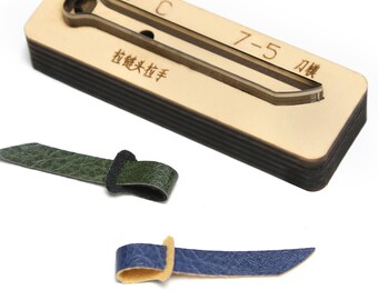 Zipper straps Leather Punch Die Cut, custom strap Leather Cutting cutting die set Mold,Leather Crafts Kraft Tool