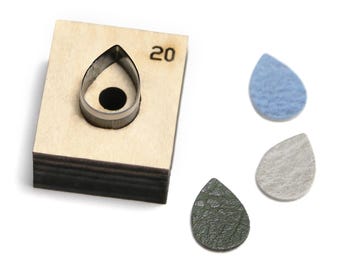 Water droplets Leather Cutting Die,Earring Die Cut,Custom Size Leather Punch Die Cut Mold,Leather Crafts Kraft Tool
