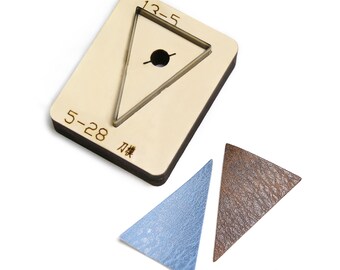 Triangle-shaped Leather Punch Die Cut Mold,Leather Crafts Kraft Tool,Custom Leather Cutting Die
