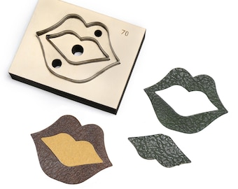 Lips Cutting Die, DIY mouth Leather Punch Die Cut Mold, Sizzix paper Crafts Kraft Tool