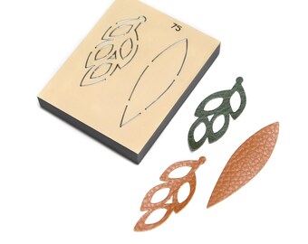 Leaf Combination Earring Pendant Custom Leather Cutting Die,Leather Punch Die Cut Mold,Leather Crafts Kraft Tool