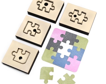 4Pcs Infinity Puzzle Die Cut Template