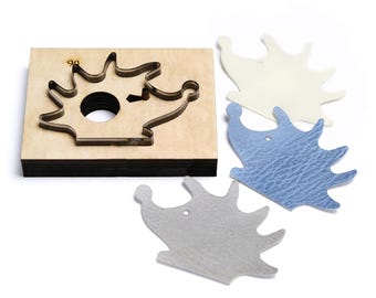 Hedgehog Leather Cutting Die, Animal Craft Tool, Custom Size Mold