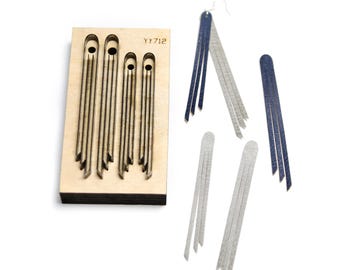 Custom Leather Die Cut Mold, Geometric Tassel Earrings, Leather Crafts Tool