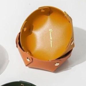 Förvaringsbricka för läder, stansform för anpassad läderplatta, kraftverktyg för läderhantverk, gör-det-själv för läderentusiaster.