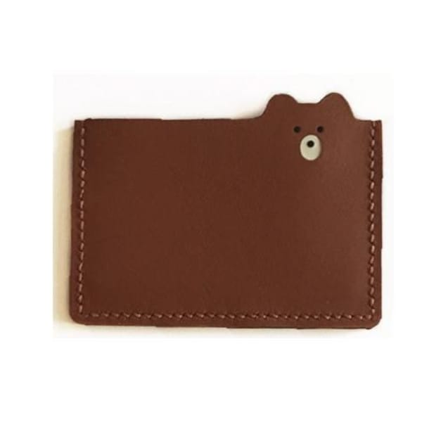 Leather Bear Card Bag Cutting Die Set, Bear card holder Leather Die cut  Mold,Punch Dies Leather Crafts Kraft Tool