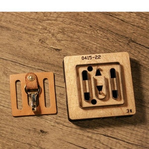 Belt keychain Leather Cutting Die Cut Mold,Custom Leather Punch Die Set,Handmade Cutters