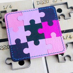 DIY Puzzle Coaster Leather Cutting Die Cut Mold Custom,Leather Punch Die Set,Leather Crafts Kraft Tool Set