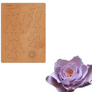 DIY Blumen sizzix sterben Form, DIY ausgewachsene Blumen Form Leder Stanzen sterben, Gerollte Blume Holz sterben Form, Filztuch Papierwerkzeug