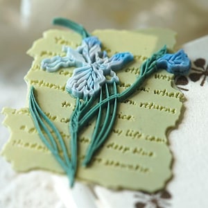 Selo de cera de poesia de íris, selo de laca multicamadas de íris, conjunto de selos de cera personalizados