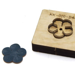 Flower Custom Leather Cutting Die, Leather Punch Die Cut Mold, Flower Leather Crafts Kraft Tool