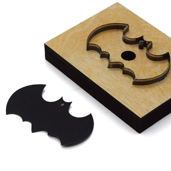 Bat Shape Custom Leather Cutting Die,Earrings Leather Punch Die Cut Mold,Cute Keychain Leather Crafts Kraft Tool