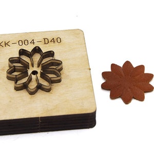 Leather Custom Size Die Cut,Flower Leather Cutting Die,Leather Punch Die Cut Mold,Leather Crafts Kraft Tool