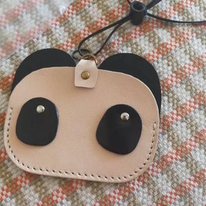 Panda Card Bag Gestanste Mal, DIY Leer Creatieve Dierenkaart Pack Punch Die Set, Leder Ambachten Kraft Gereedschapset, Handgemaakte Cadeau