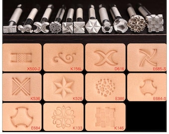 Leather Carving Tool,Leather Craving Craft Stamp Punch