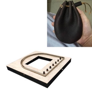 Beam Storage Bag Shape Custom Leather Punch Die Set,DIY Coin Bag Leather Cutting Die Cut Mold,Leather Crafts Kraft Tool