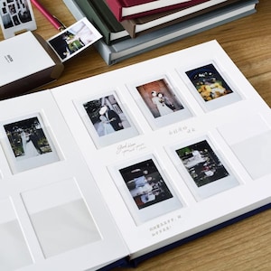 120 foto Copertina personalizzata Instax Photo Memory Album, Album fotografico scrivibile, Album fotografico da 3 pollici, Fuji Polaroid Photo, Album fotografico regalo di Natale,