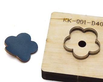 Flower Shape Leather Cutting Die,Custom Leather Punch Die Cut Mold, Leather Crafts Kraft Tool