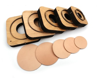 Round-shaped Leather Punch Die Cut Mold,Leather Crafts Kraft Tool,Custom Leather Cutting Die